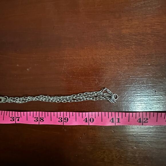 Daisy Fuentes Necklace Lot of 2 Silver tone Chain Casual Costume Jewelry - Picture 10 of 10